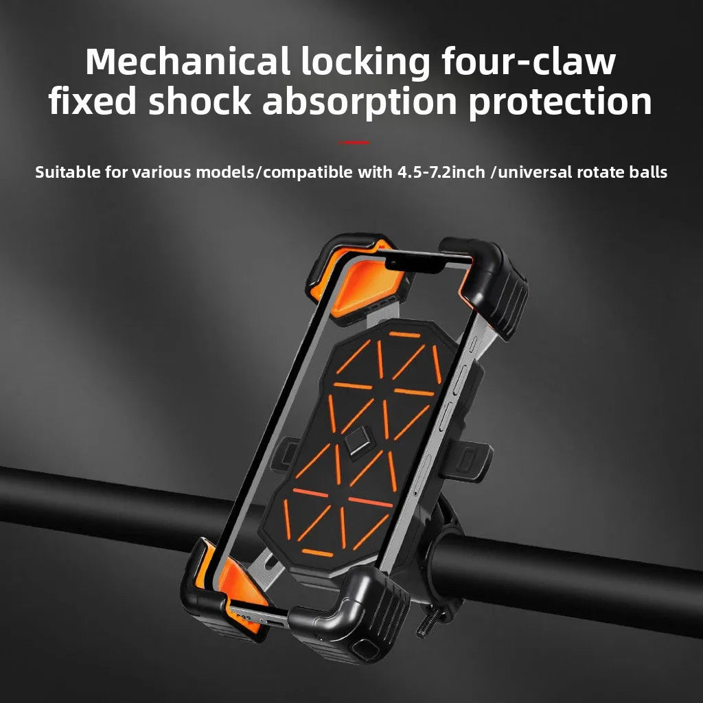 360 Degree Quick Release Bicycle Phone Holder Motorcycle Bike Handlebar Mount Mobile