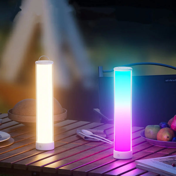 Rechargeable Portable Cordless Mood Dinner RGB LED Table Lamp App Controlled Desk Lamp
