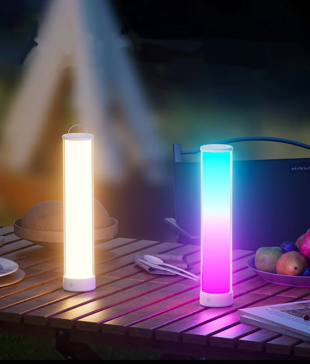 Rechargeable Portable Cordless Mood Dinner RGB LED Table Lamp App Controlled Desk Lamp