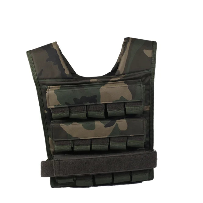 Popular Adjustable Fitness 5kg 10kg 15kg 20kg 30kg Weight Vest With Weight Block