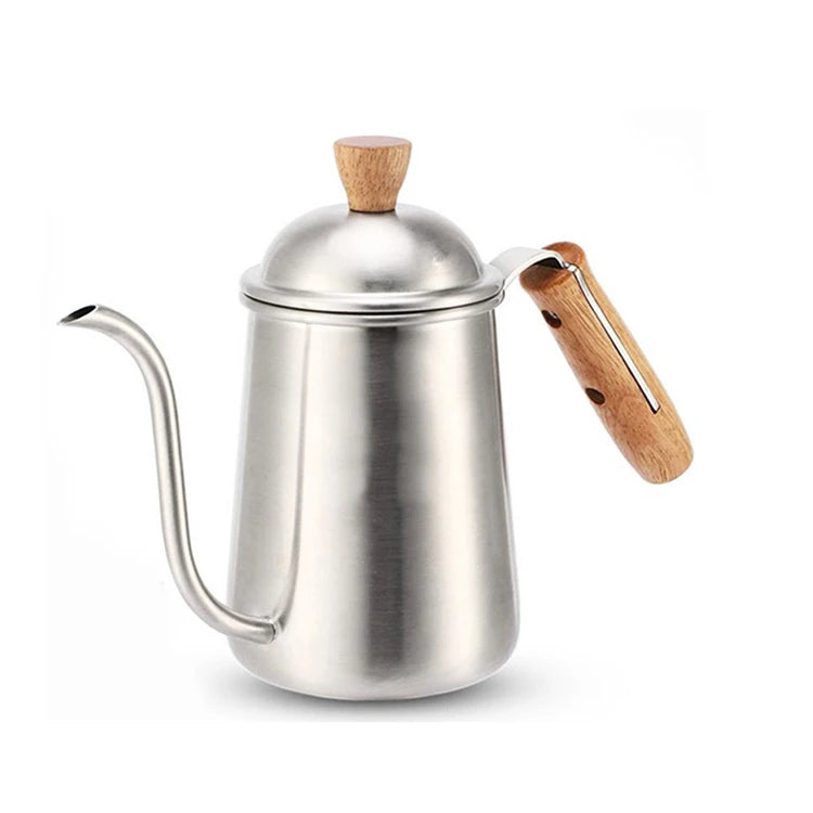 Free Sample 350ml Stainless Steel Gooseneck Coffee Pour Over Coffee Kettle Fine Stainless