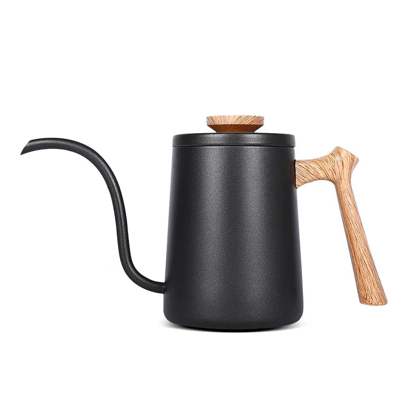 Free Sample 350ml Stainless Steel Gooseneck Coffee Pour Over Coffee Kettle Fine Stainless