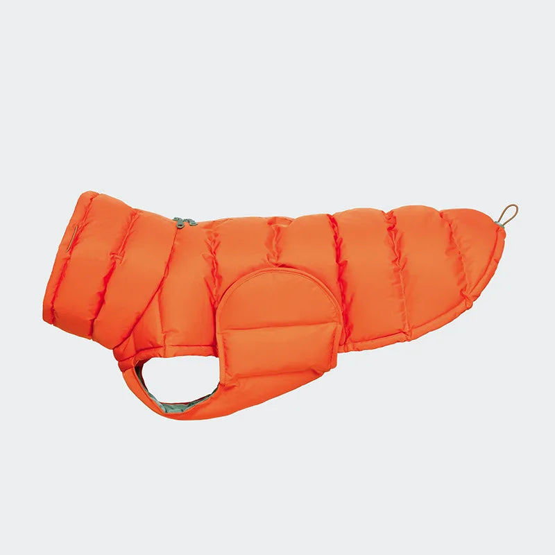 Waterproof Warm Quilted Outdoor Pet Jacket Adjustable Drawstring Winter Puppy Clothes Dog