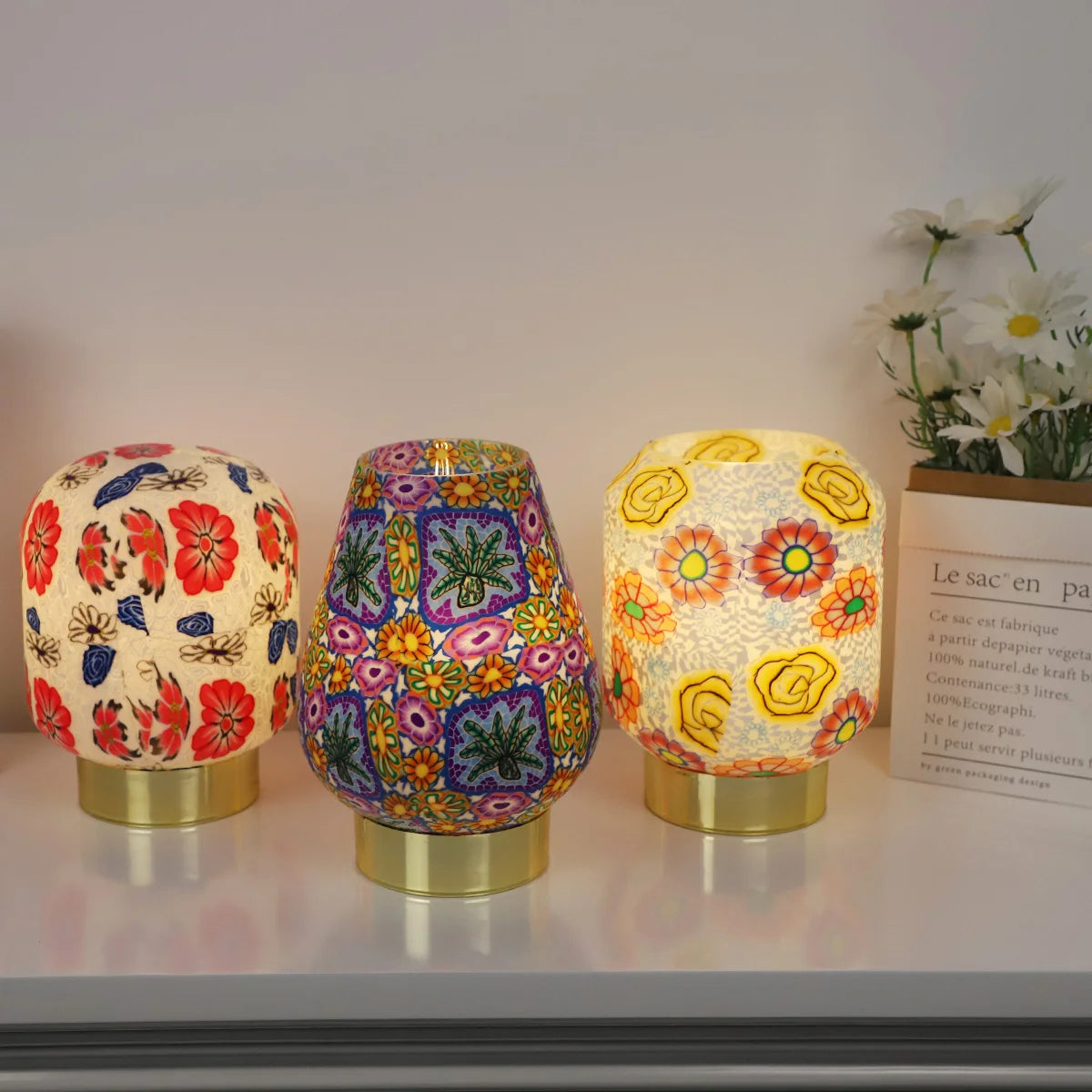 New Arrived LED Ball Lights Glass Table Lamp For Bedroom Dorm Living Kitchen