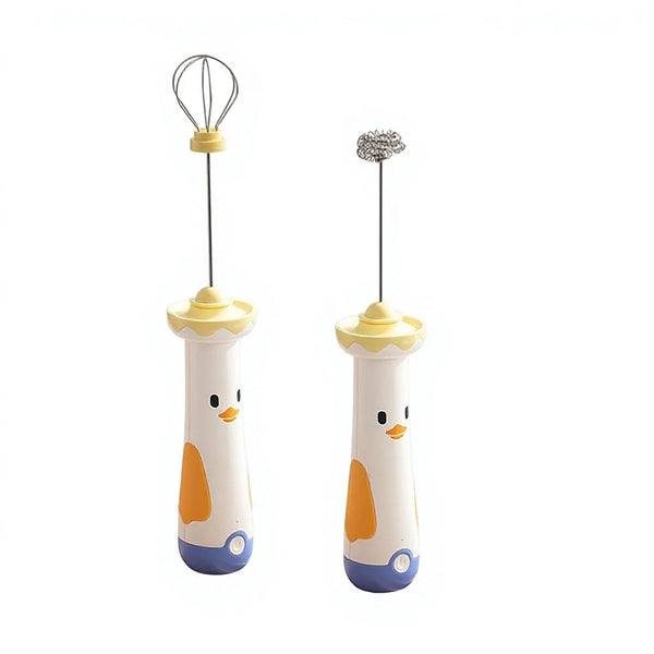 Electric Rechargeable Handheld Cordless Milk Frother for Coffee and Home Use