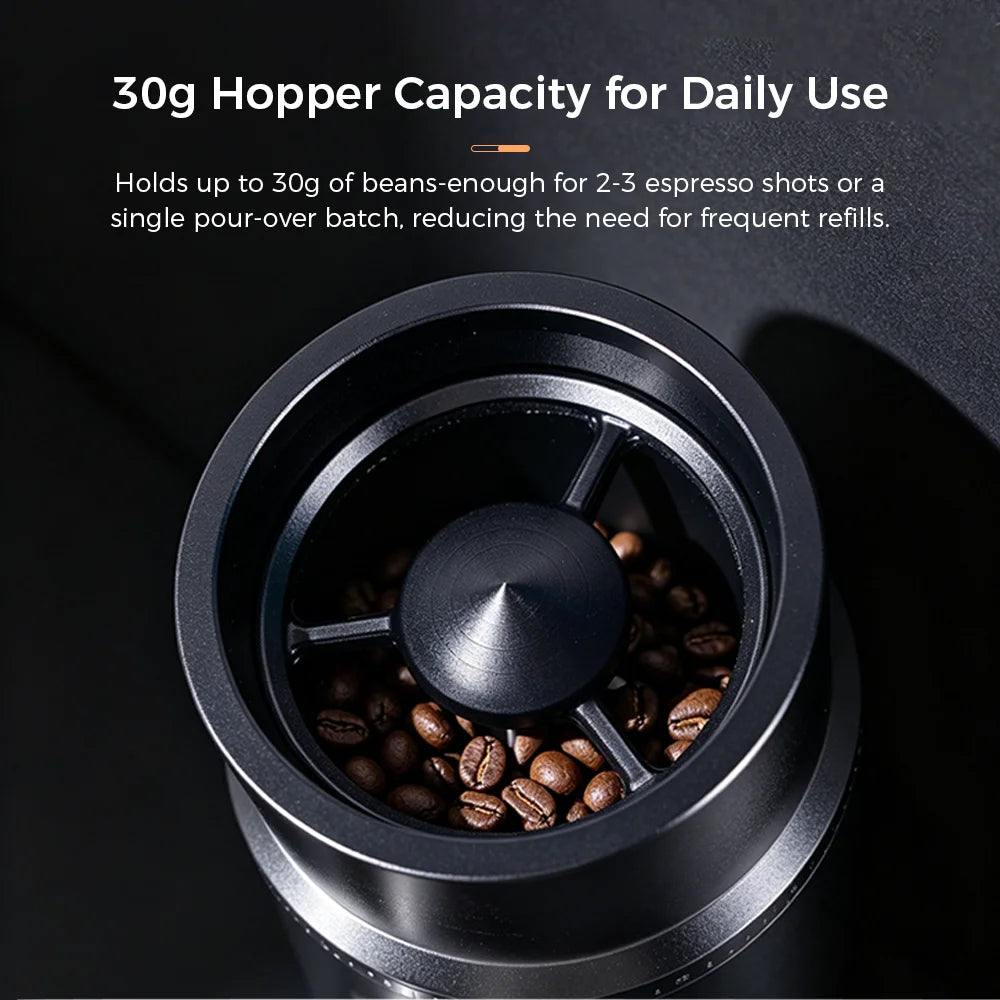 Automatic Electric Stainless Steel 48mm 7-Core Conical Burr Home Single Dose Coffee Bean