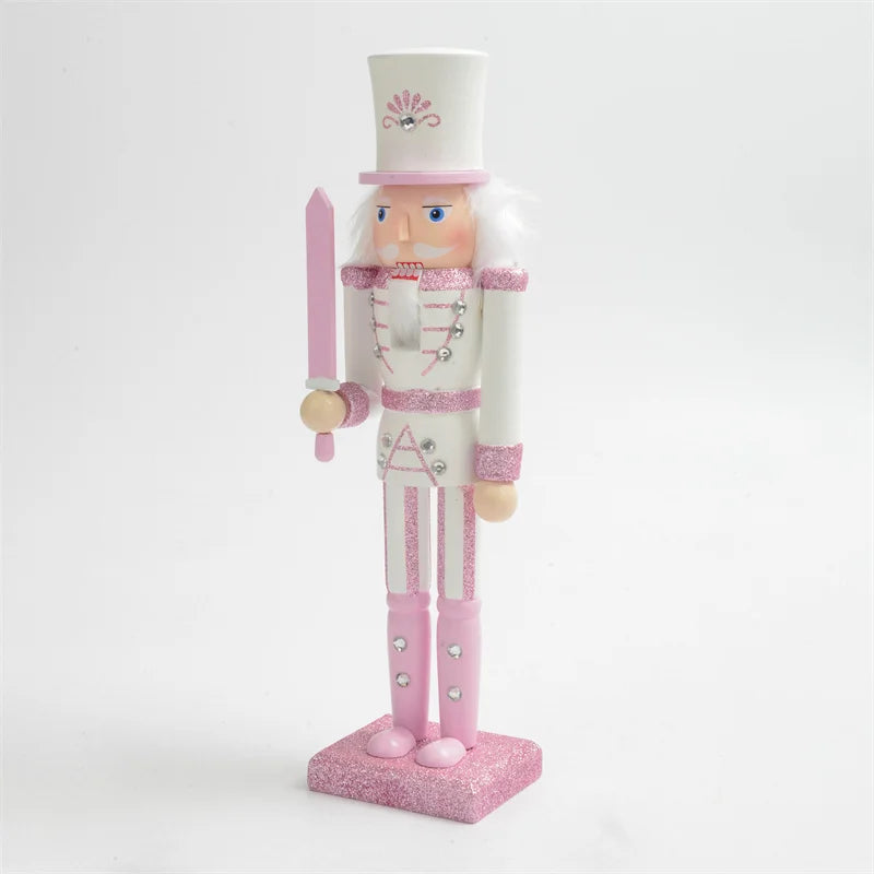 Nutcracker Wooden Puppet Desktop Decoration Ornaments Children'S Christmas Gifts Brand