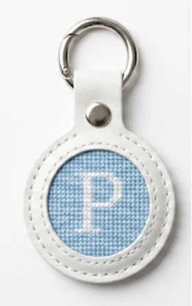 Self-Finishing Round PU Leather Ornament Needlepoint Gift Round Ornament for Your (Pack of 2)