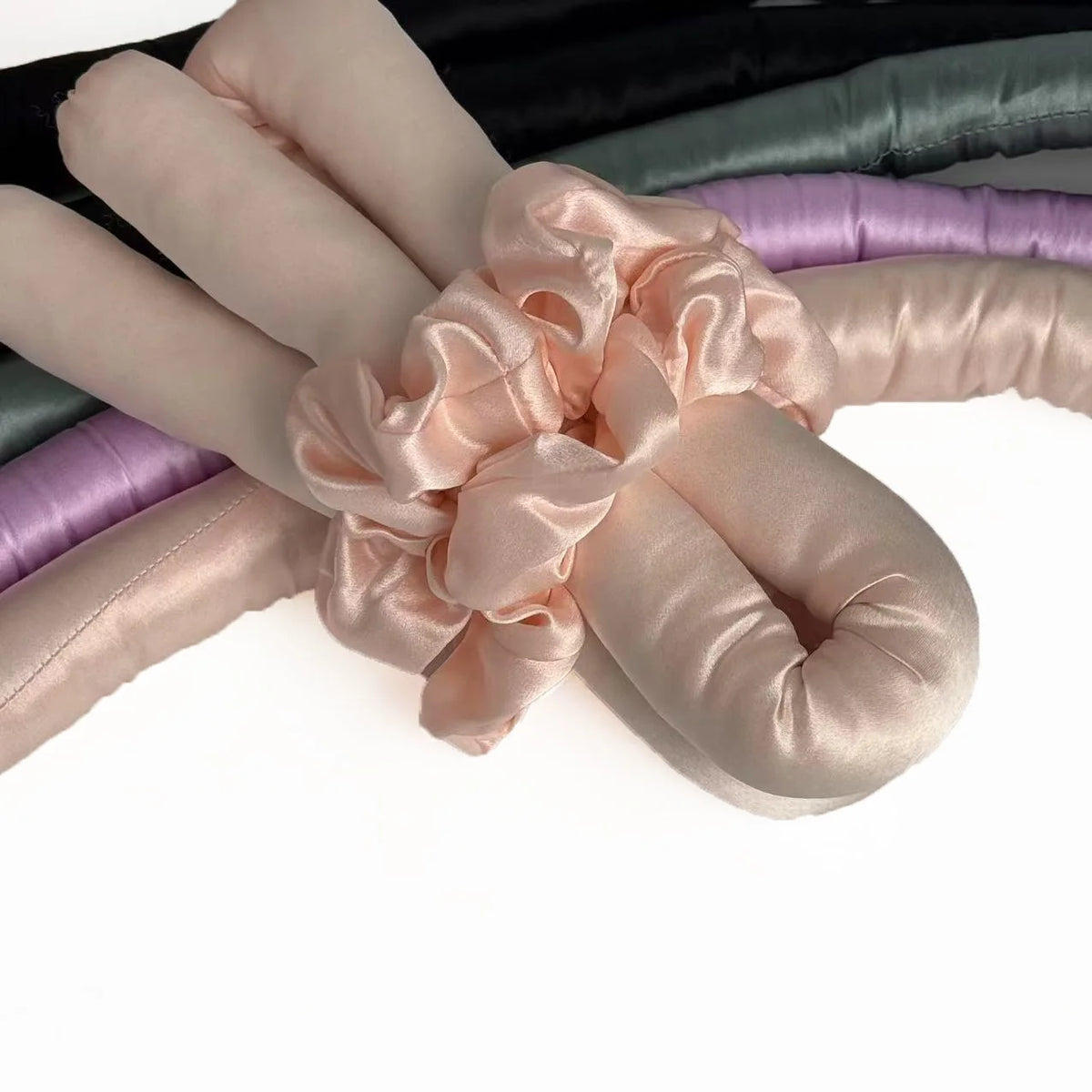 No Heat Silk Roller Curling Rod Headband for Women Travel