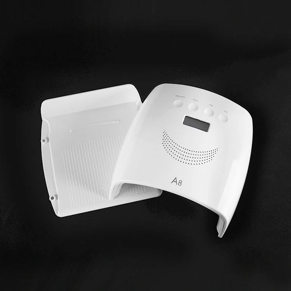 48W UV LED Nail Lamp ASN-A8 Gel Polish Curing Dryer 365nm 405nm Display Screen Portable