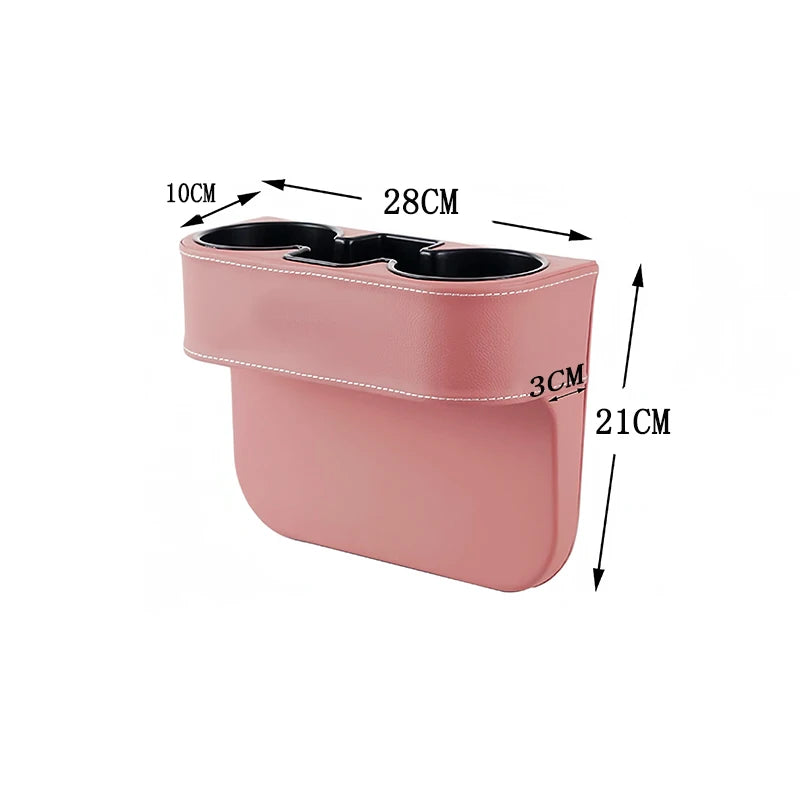 Pink Universal Fit Accessories of Car Seat Side Gap Filler Organizer for SUV Car Seat