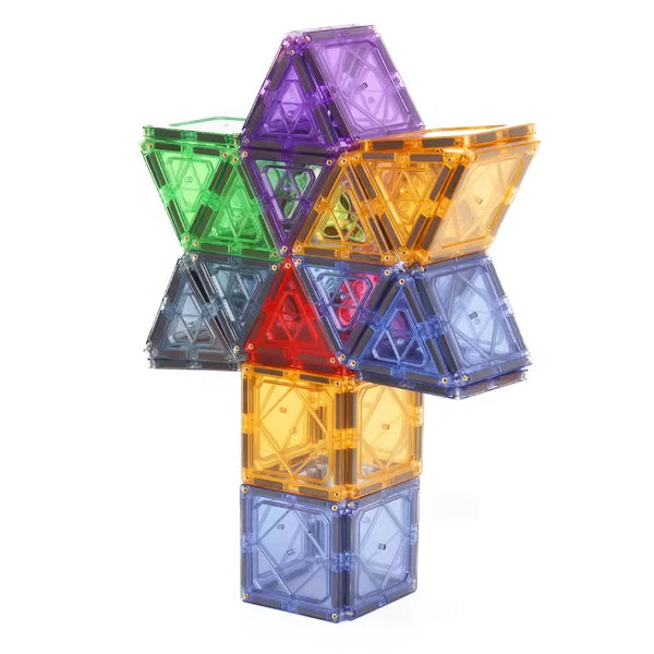Creative Multi-Color ABS Material Montessori Educational Magnetic Tiles Magnetic Blocks