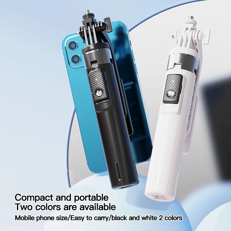 P130 135CM 4-Legs Mini Smart Selfie Stick with 360 Rotation Auto Face Detection Selfie