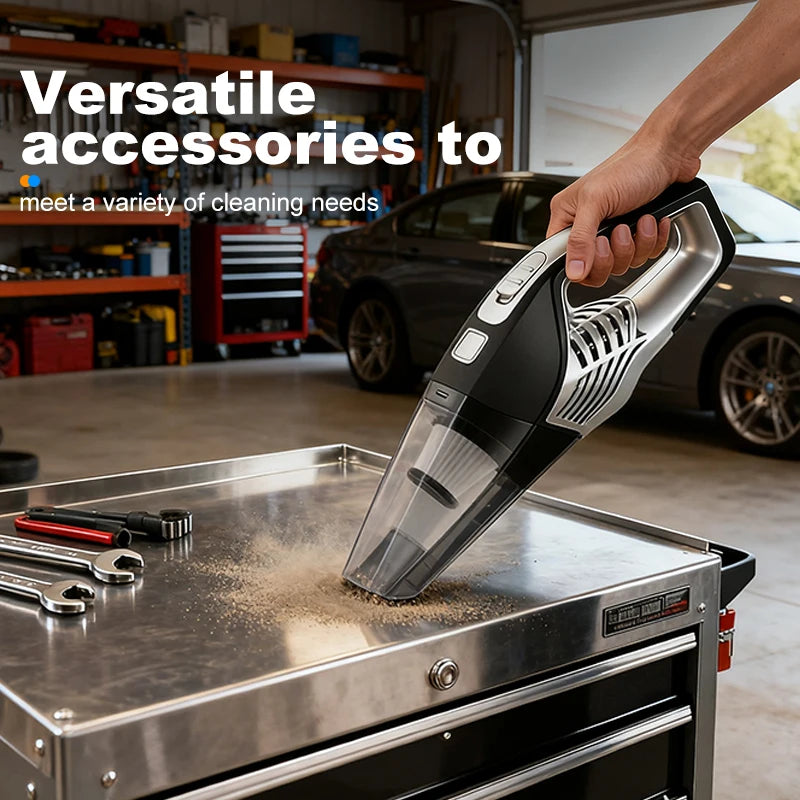 Strong Adjustable Suction Mini Auto Vacuum Handheld Portable Car Vacuum Cleaner Cordless