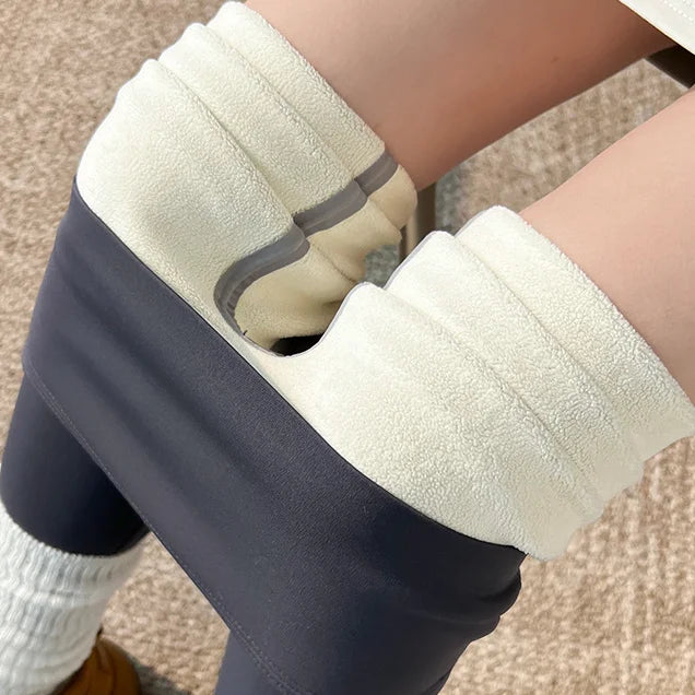 Custom Solid Elastic Waist USA Winter Autumn Straight Leg Scrunch High Waist Compression