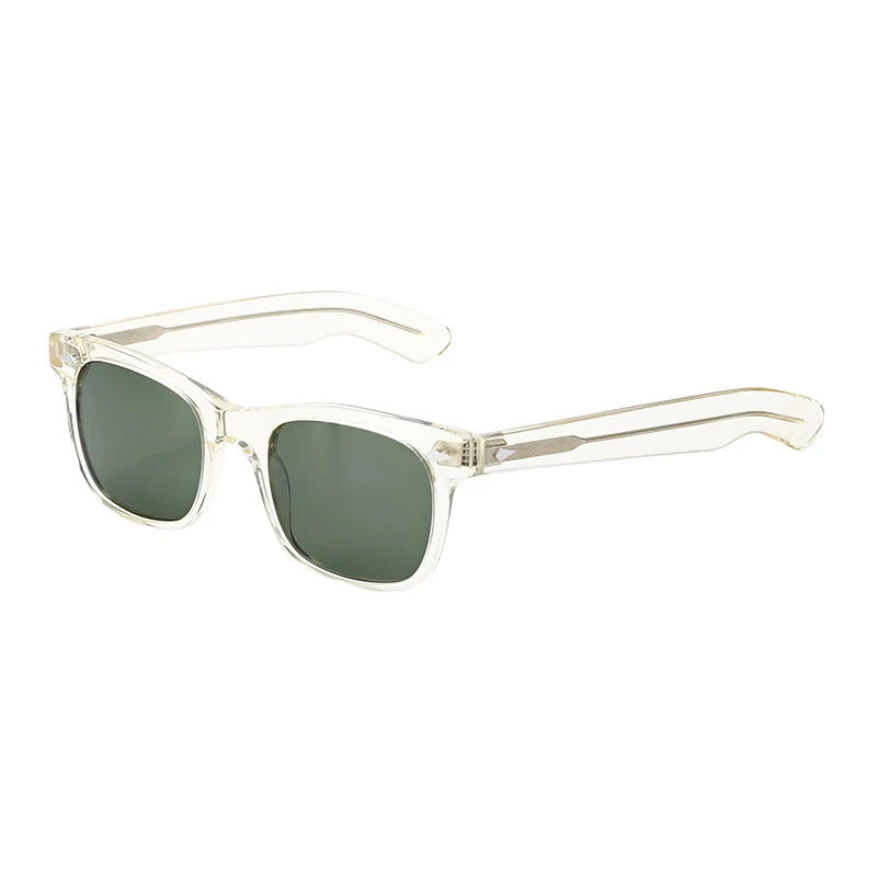 Designer Polarized Sunglasses Unisex Brand Acetate Full Rim Frame UV400 Lenses Travel