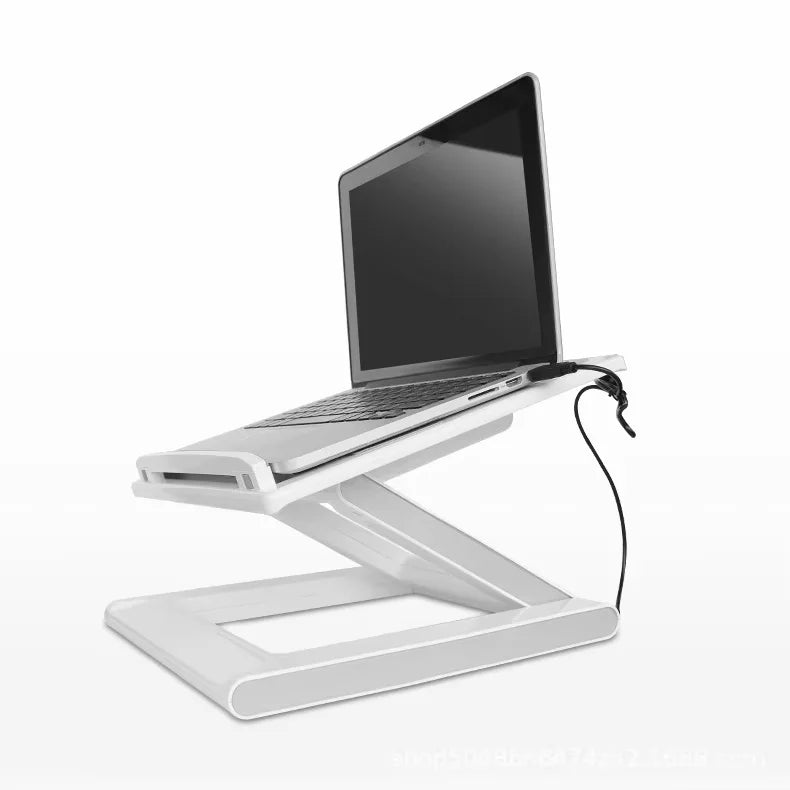 Ultra Thin Angle Adjustable Laptop Stand with Heat Dissipation Function