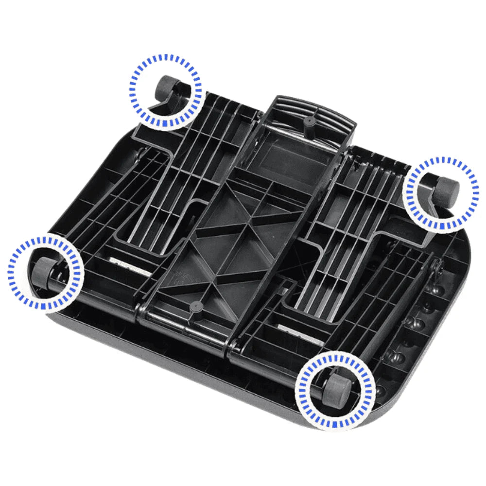 Adjustable Plastic Massage Footrest for Under Desk