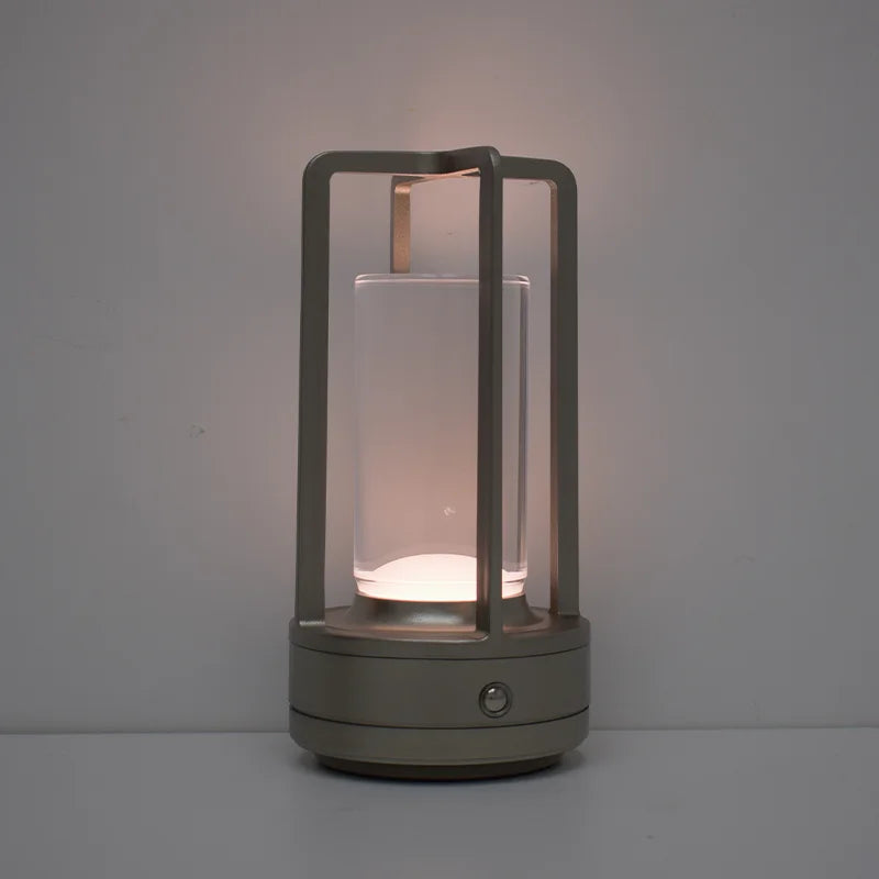 Modern Design 3000mAh LED Camping Light Portable Touch Lantern Cordless Outdoor