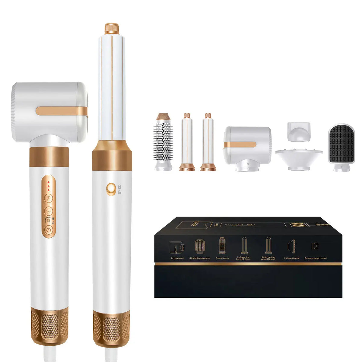 Hot Comb Air Set High Speed Ionic Hair Dryer Volumizer Brush 110 Multifunctional One Step