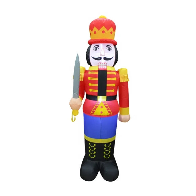 180cm Christmas Indoor Outdoor Nutcracker Inflatable Soldier Figurine & Toy Christmas