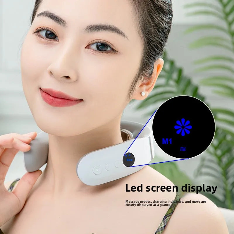 6 Modes 16 Intensity Shiatsu Smart Neck Massager Heating Pulse Electric Shoulder Neck