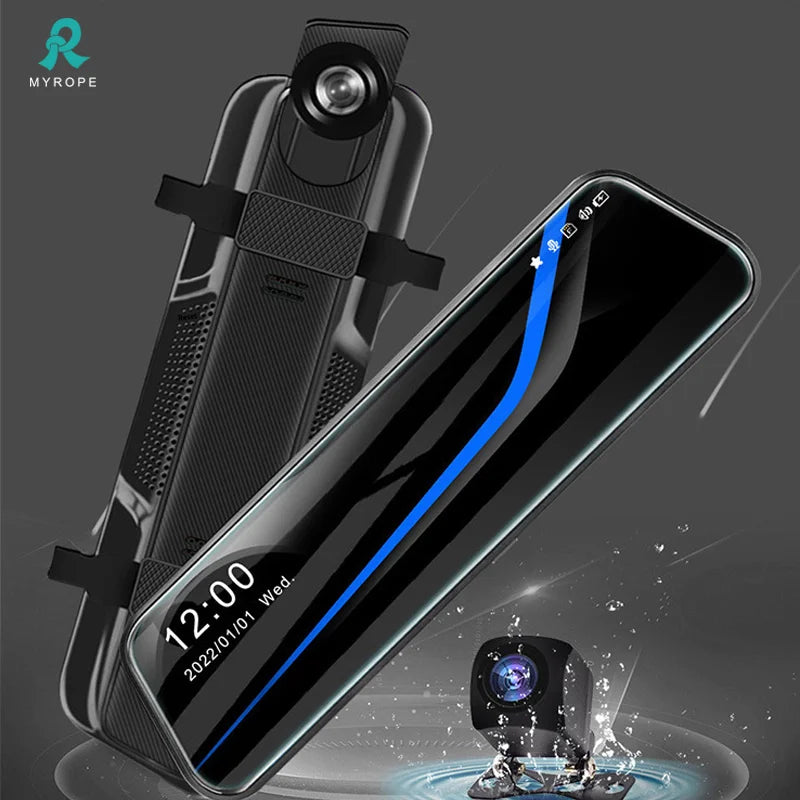 Mirror HD 1080P Dashcam Car Mdvr Mirror Front and Rear Dual Camera Dashcam Mirror Driving