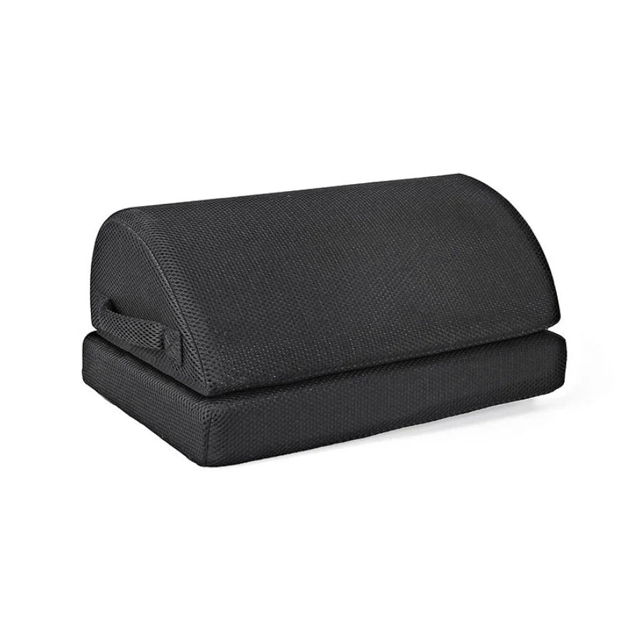 Foam Filling Water Drop Shape Adjustable Office Foot Rest Pillow Under Desk