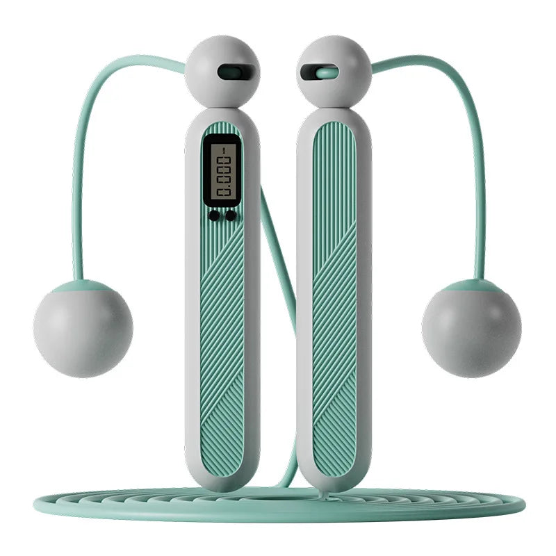 Dual-Purpose Smart Cordless Jump Rope for Adults ABS PVC PP Weighted with Digital Speed