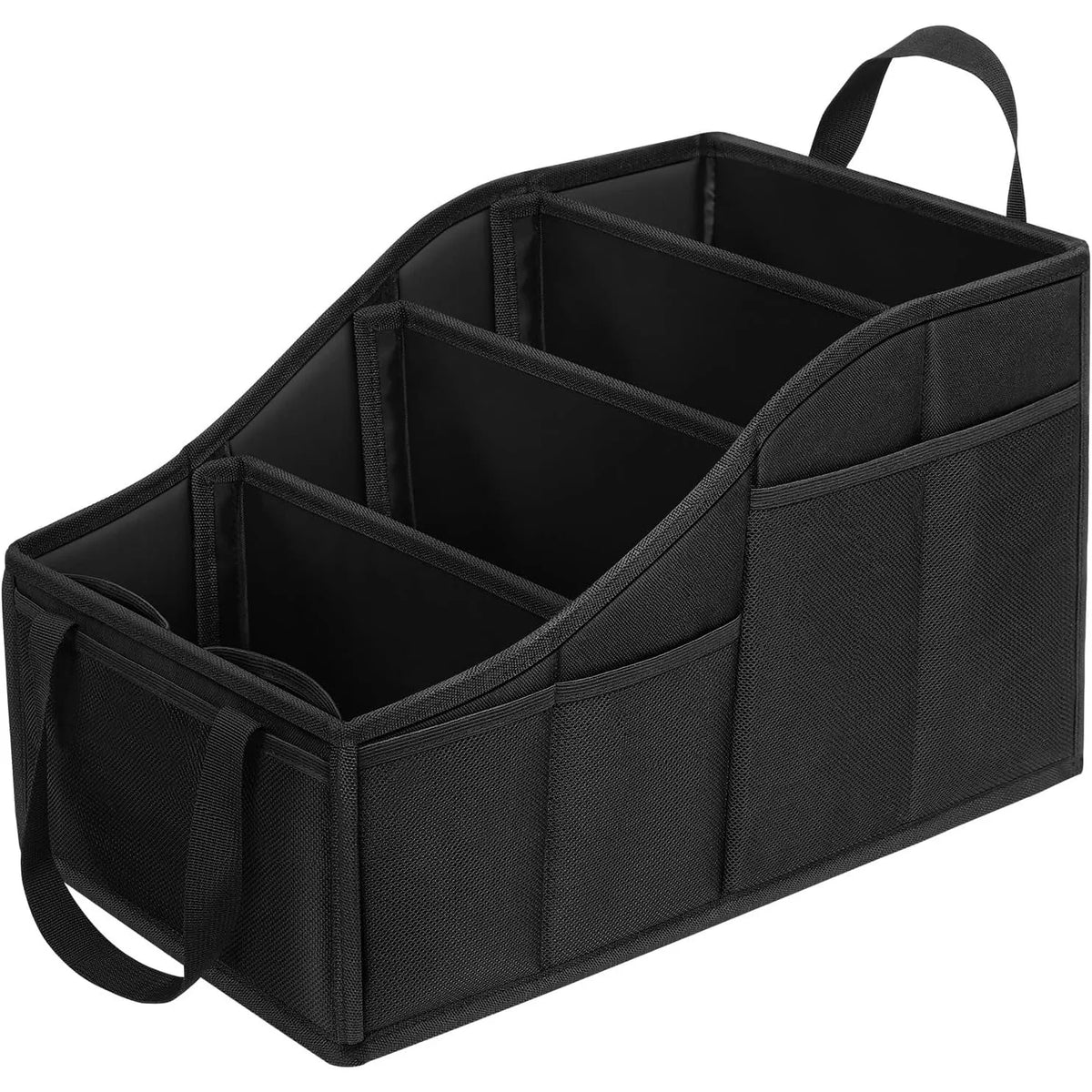 Portable 2 Inch 600D Polyester Car Backseat Organizer Zipper Closure 3 Adjustable