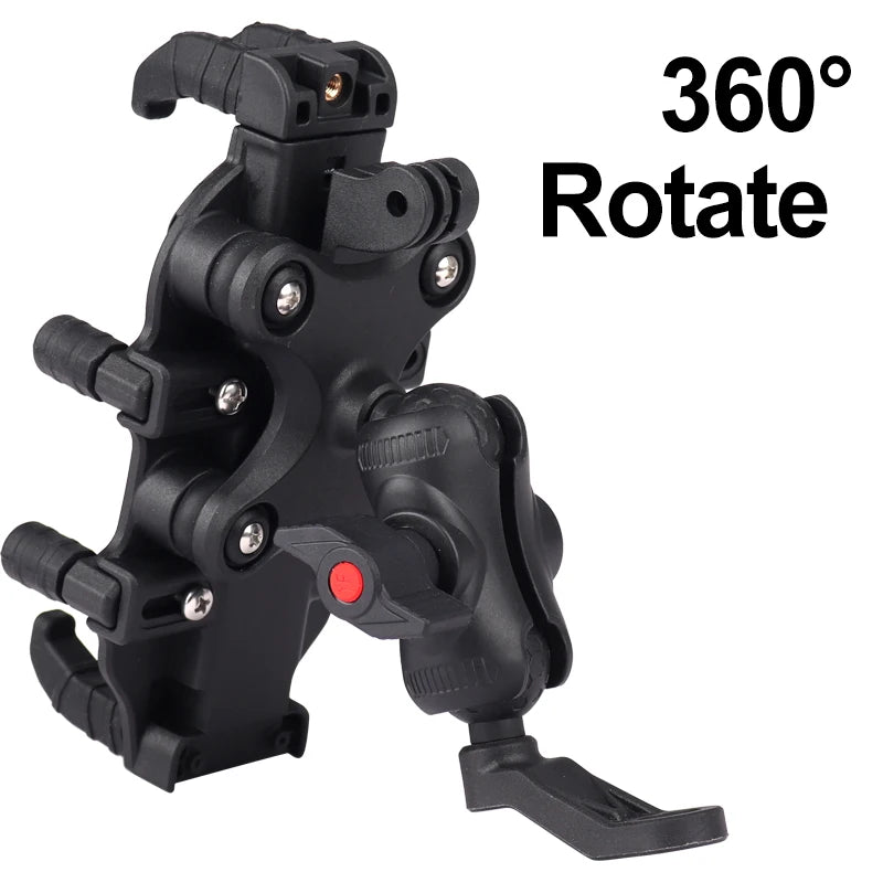 Cycling Shock-Absorbing Anti-Shake Octopus-Style Nylon Handlebar Fix Phone Mount