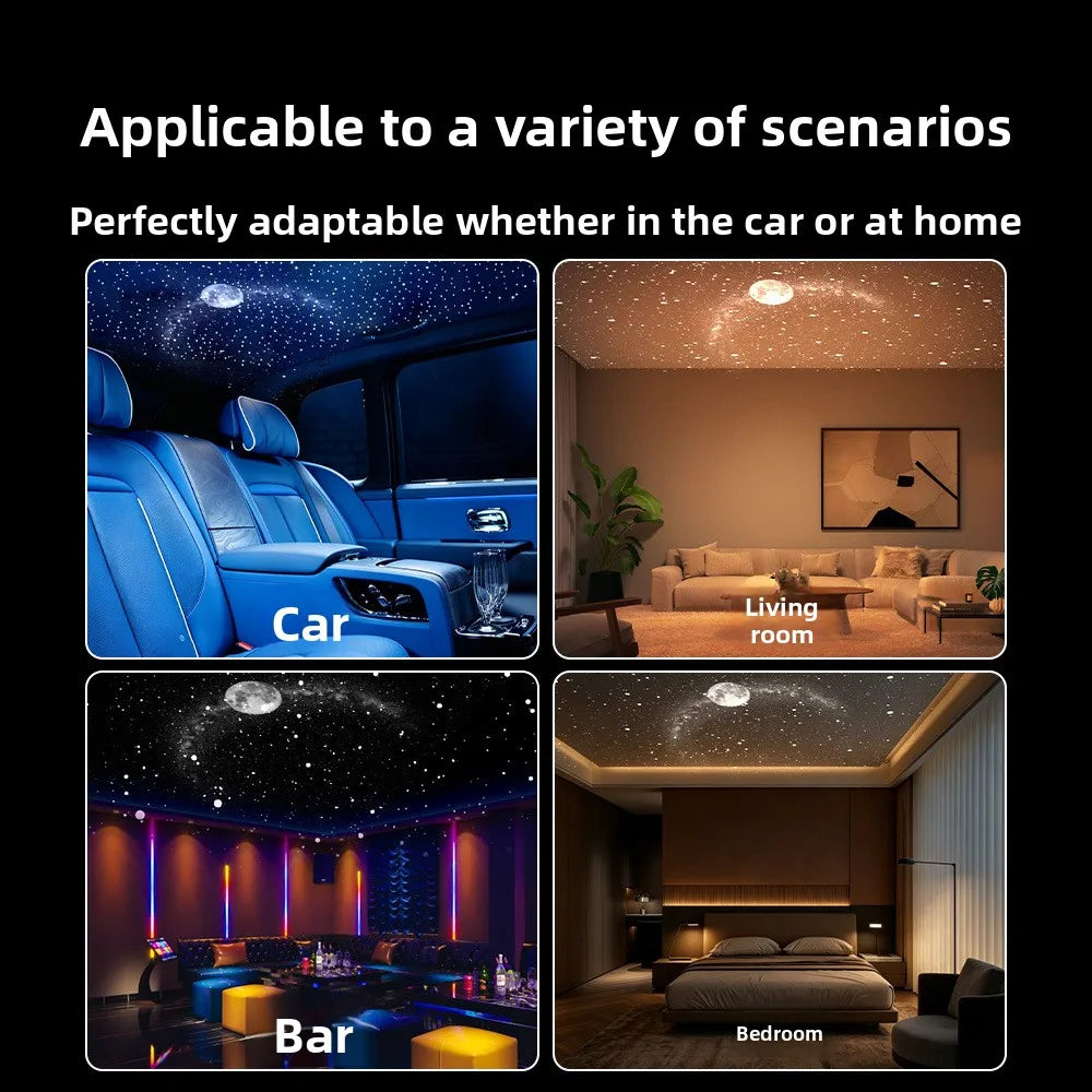 Premium G303 USB Starry Sky Galaxy Projector Lamp Romantic LED Night Light for Car