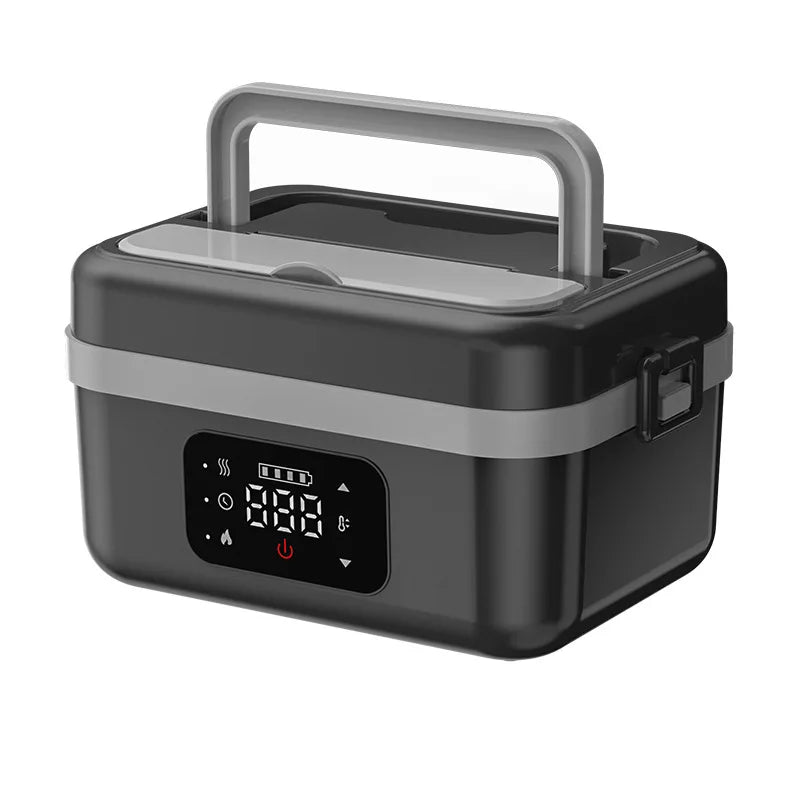 Rechargeable Stainless Steel Food Warmer Heating Insulated Cordless Kids Bento Lunch Box
