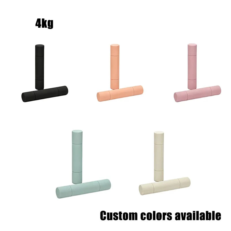 Silicone Pilates and Yoga Weights: Dumbbells, Weighted Bars and Weight Rings