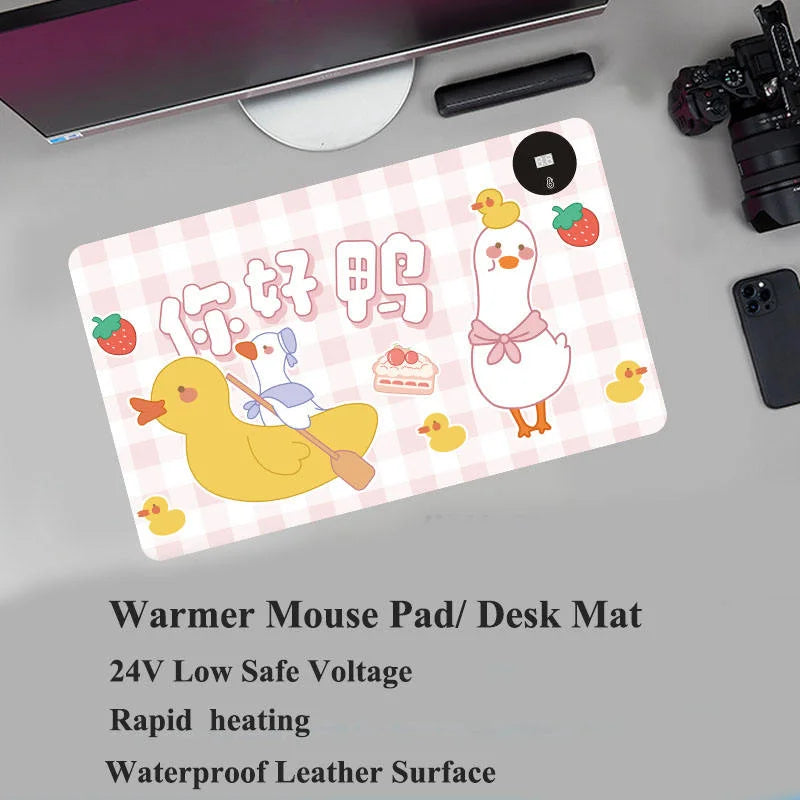 M Size Leather Heater Desk Mat 220V /110V Warmer Desk Mat, Customized Warmer Mat, Say