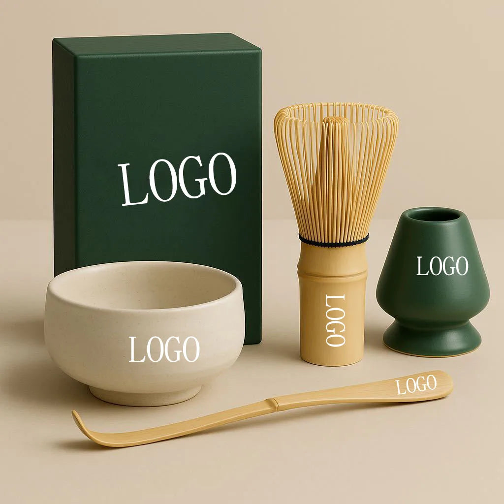 Customization Magnetic Closure Gift Box Professional Matcha Kit Luxury Japanese Chawan