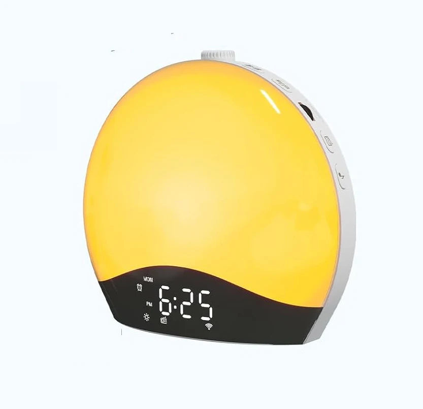 Smart Wake Up Light Sunrise Alarm Clock for Kids Adults Bedroom With Sunrise Simulation