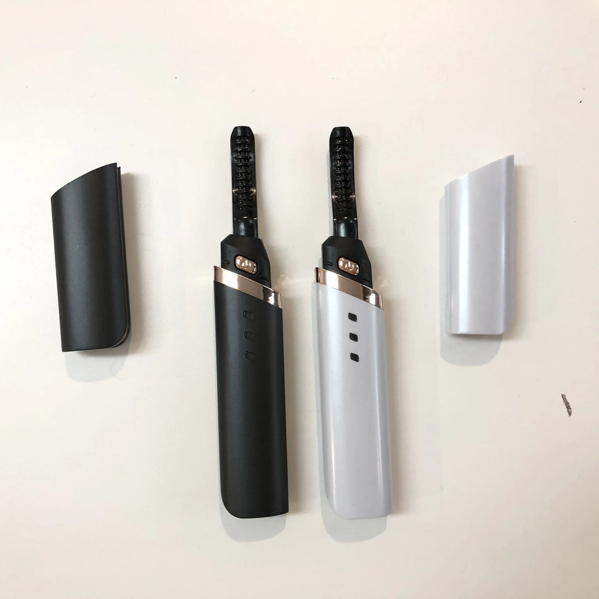 Sample Mini USB Rechargeable Plastic Electric Heated Eyelash Curler with 3 Temperature