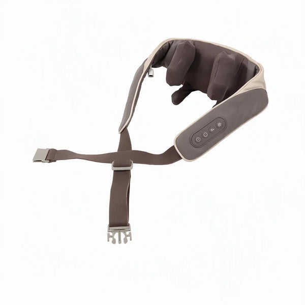 Handheld 3D Shiatsu Neck & Shoulder Massager Heat Therapy for Back Pain Relief Deep