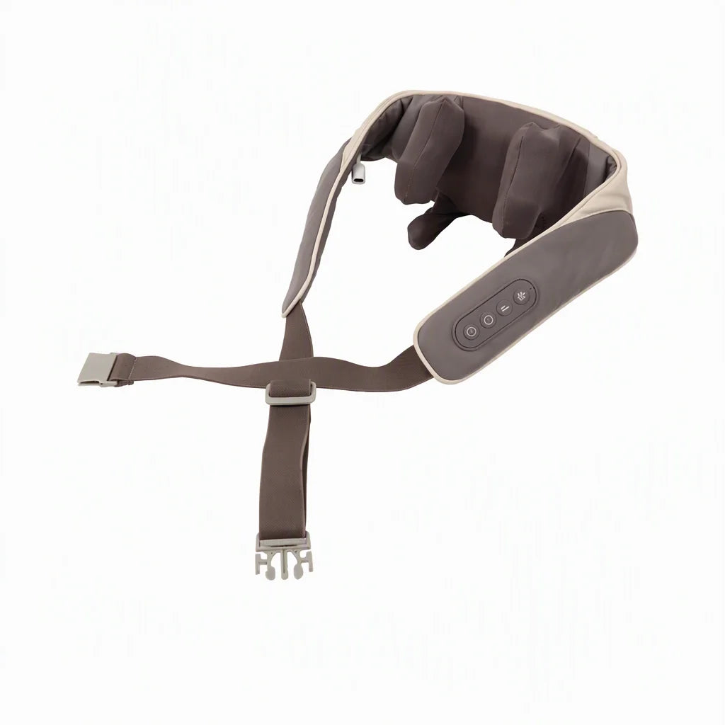 Handheld 3D Shiatsu Neck and Shoulder Massager with Heat for Back