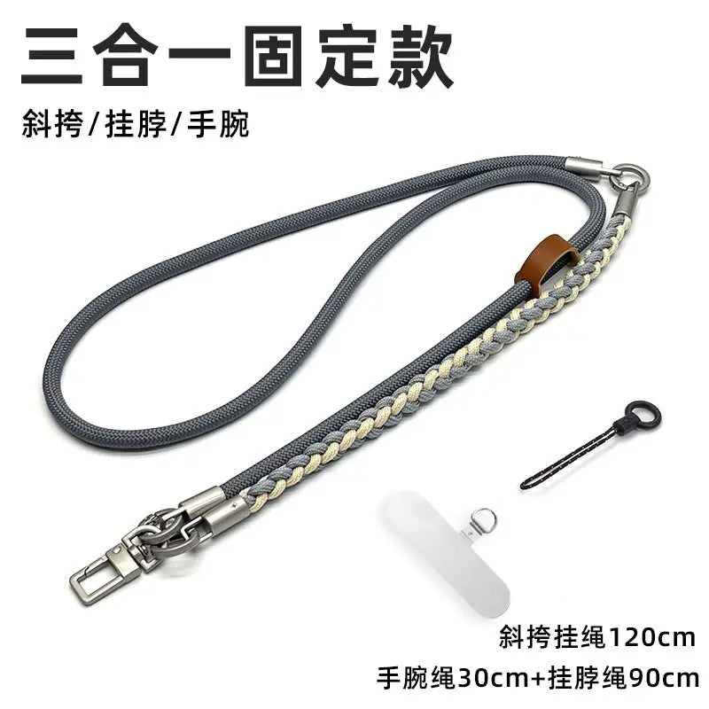 3-in-1 Crossbody Shoulder Neck Strap Phone Lanyard Women-High-End Anti-Theft Adjustable