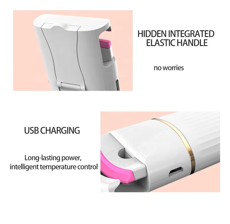 Professional Heated with Silicone Refill Pad Curling Tool for Women Long Lasting