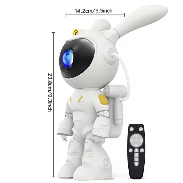 Kids Star DIY Projector Night Light 360 Adjustable Design Astronaut Nebula Galaxy