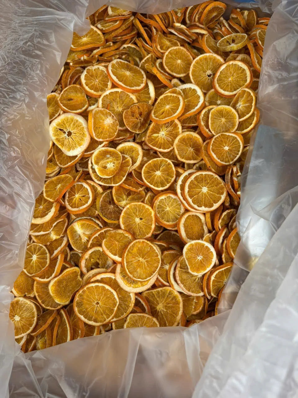 Blue Lotus Dried Orange Slices In Mason Jar Sweet Taste 12 Months Shelf Life