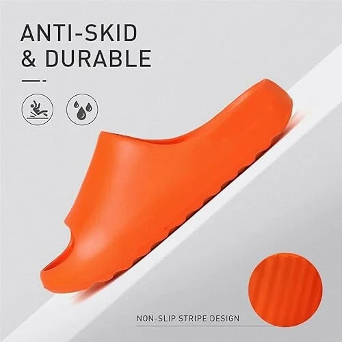 Unisex Cloud Slides Thick Sole Bathroom Slippers Anti Slip Soft Sole Summer Slides for Men