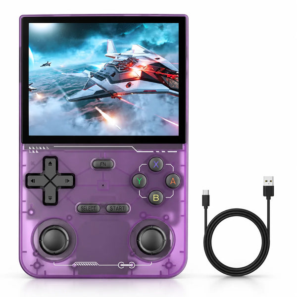 K36 Retro Handheld Game Console 3.5 Inch IPS Linux-Based Portable Rechargeable Gaming