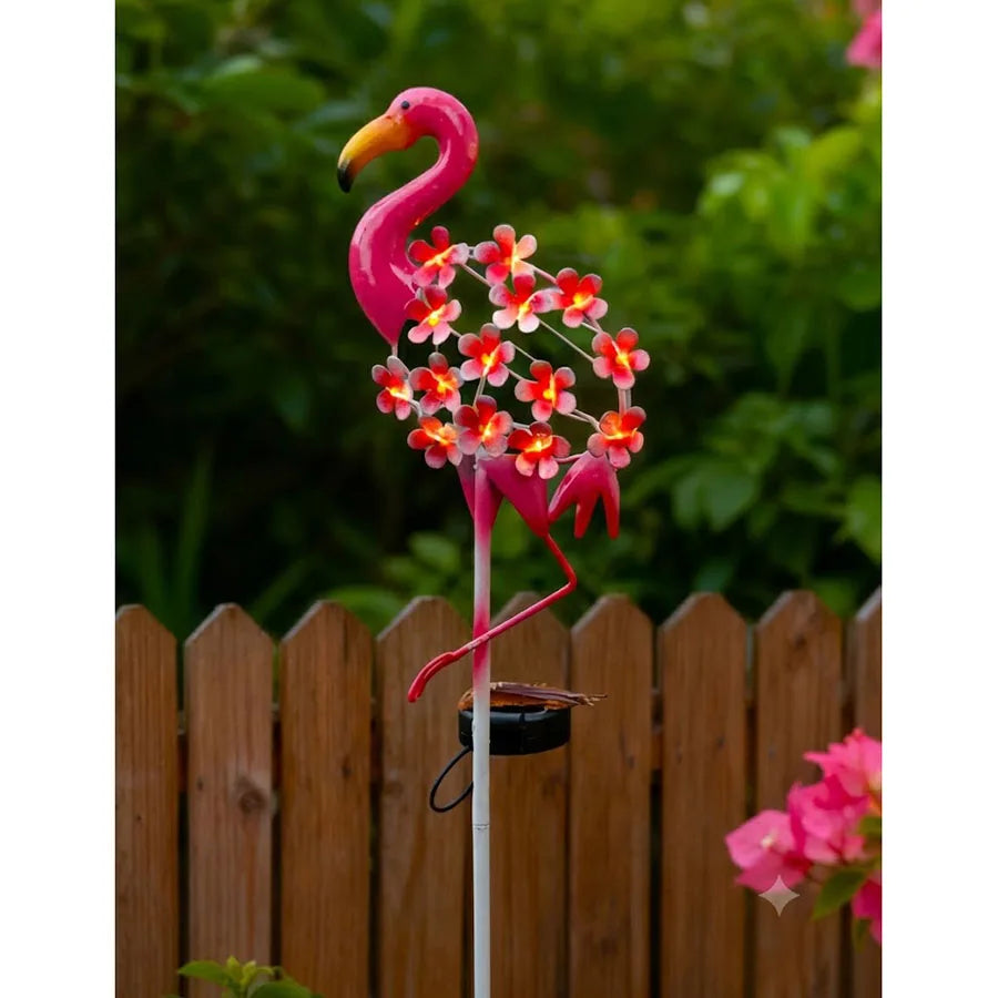 Garden Decoration Flamingo Solar Garden Stake Light