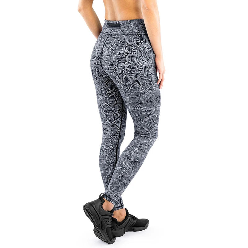 High Waist Mid-Calf Thermal Fleece Breathable Lined Warm Winter Stretchable Soft Fabric