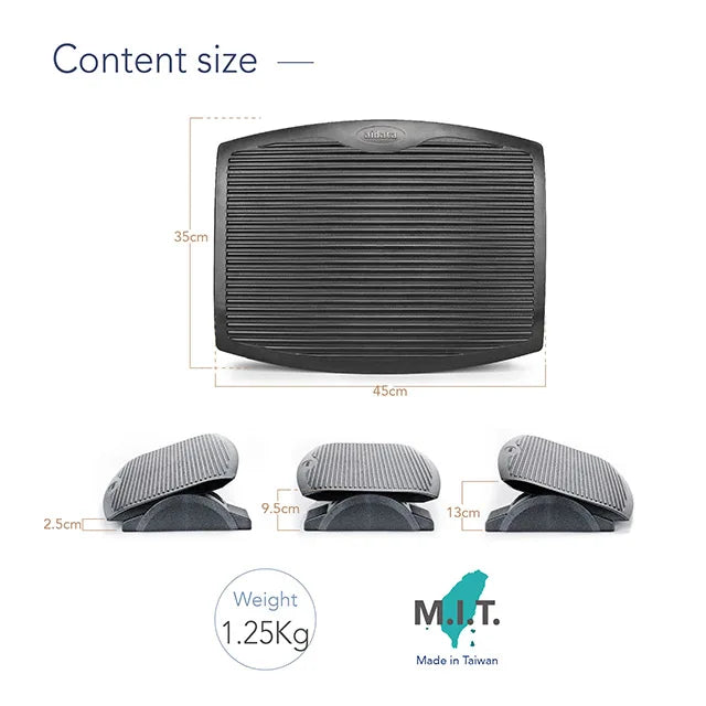 Ergonomic Office Under Desk Rocking Foot Rest AIDATA