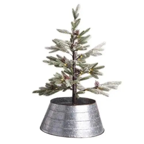Bold Blossom Copper Antique Finished Eco-Friendly Artificial Christmas Tree Collar Luxury